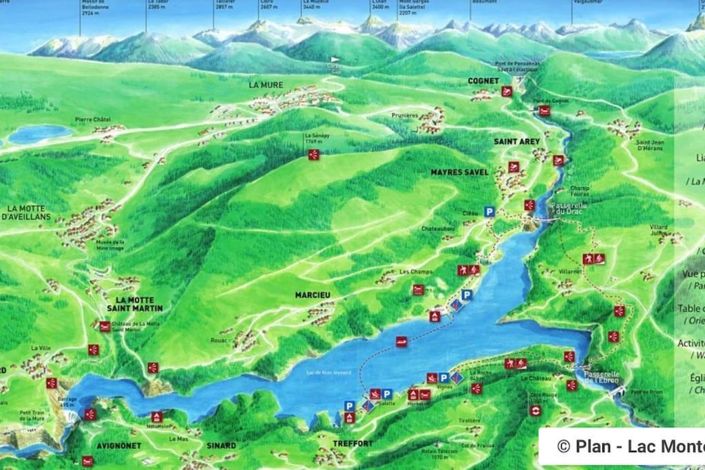 Grenoble Sud Varces Suite Privatisee Au Pied Des Montagnes Ngoại thất bức ảnh